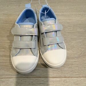 Old Navy Toddler Iridescent Blue Sneakers